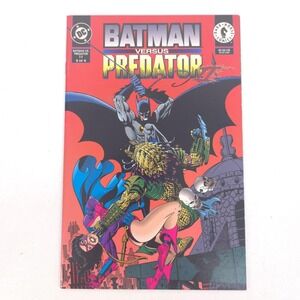 Batman Versus Predator II Bloodmatch 4 DC Dark Horse 1994 Comic Vintage 1990s